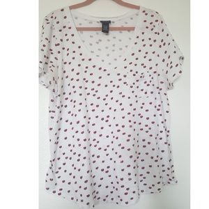 Torrid Lips Tee Size 1